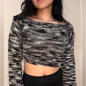 Handmade Cozy Multicolor Knit Sweater